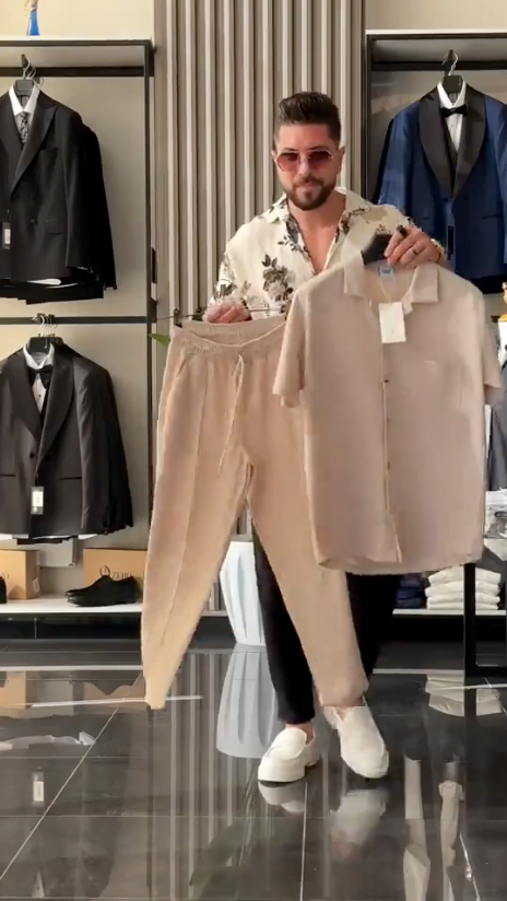 Men's Summer Shirt & Trouser Set