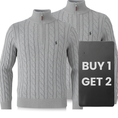 Cashmere Cable Sweater (CLEARANCE) - Buy 1 Get 2